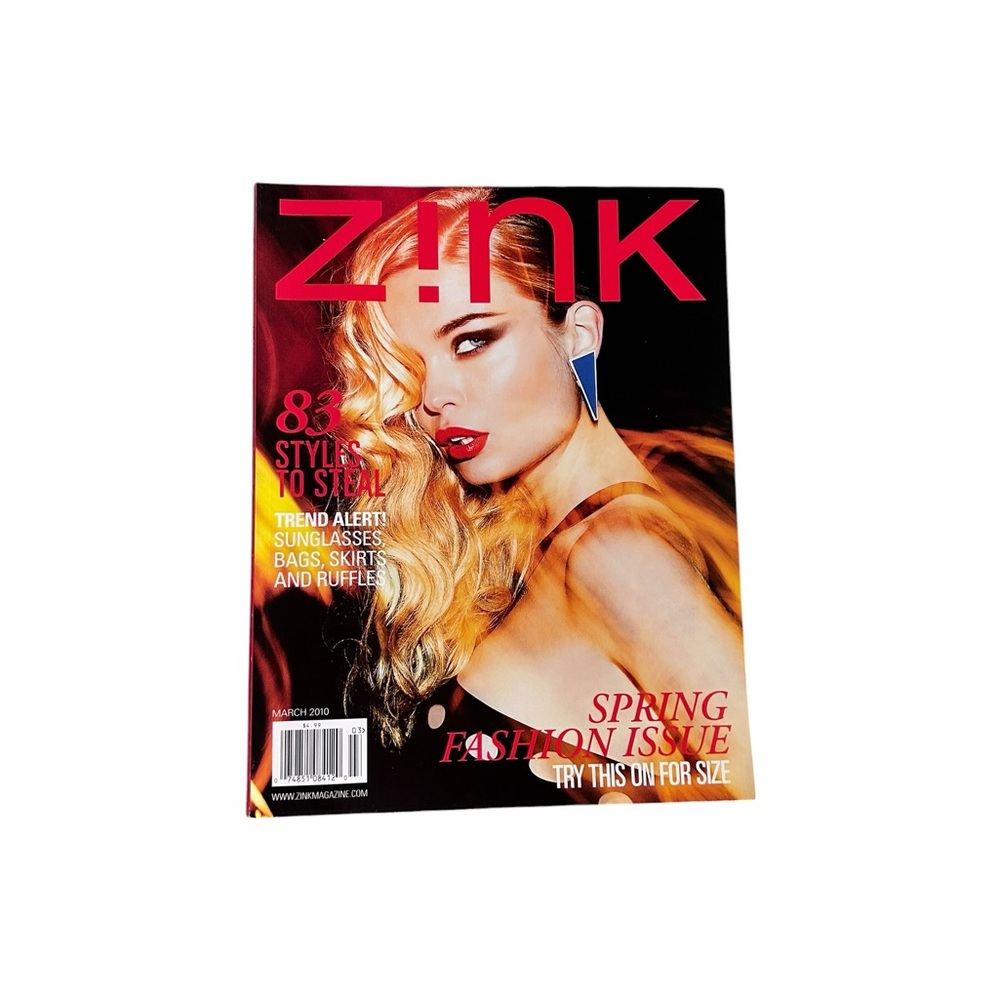 Zink Magazine March 2010 Spring Fashion Issue Indie Luxury Style Lifestyle